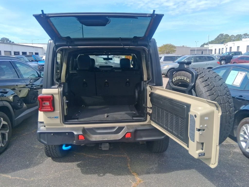 Used 2022 Beige Jeep Unlimited Sahara 4xe image 19
