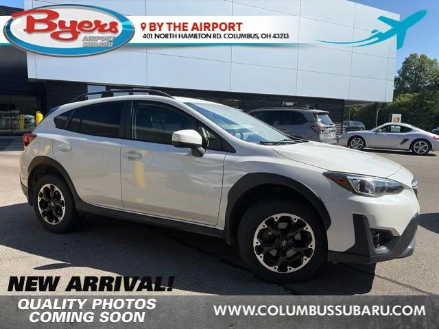 Used 2021 Crystal White Pearl Subaru Premium image 1
