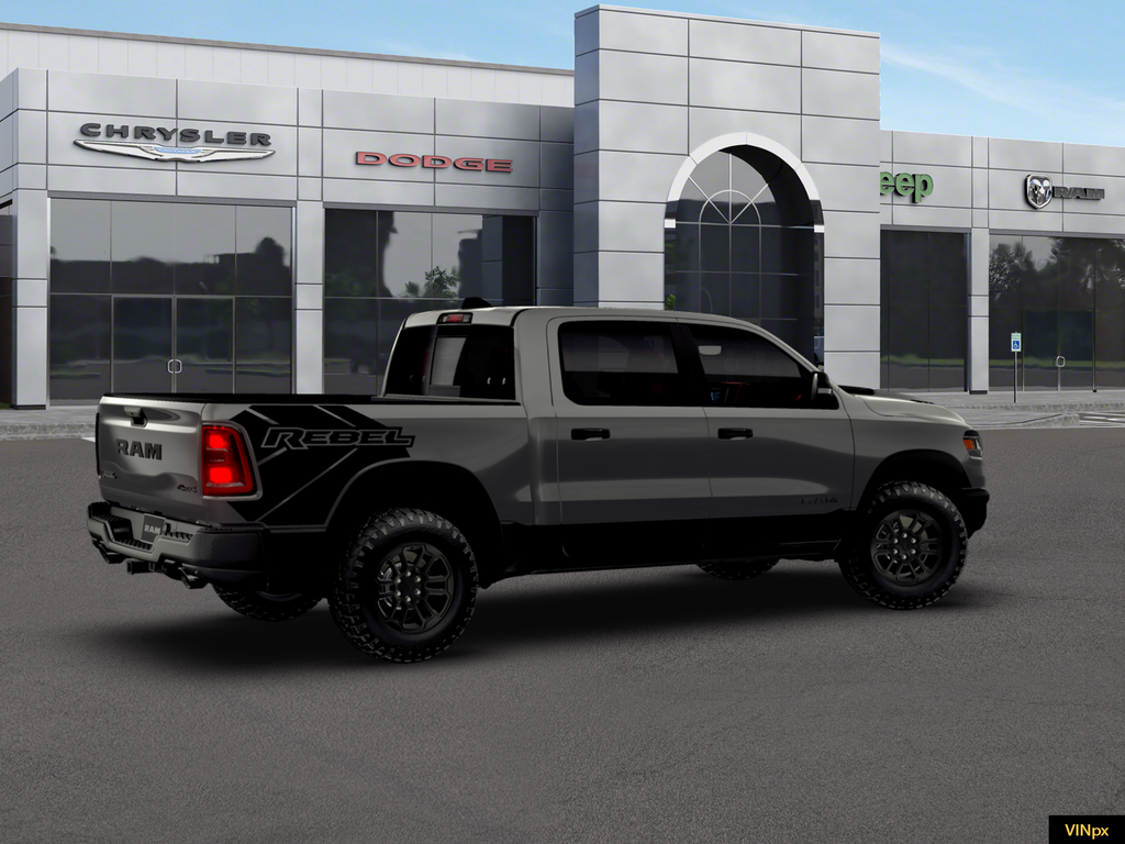 New 2026 Granite Crystal Metallic Clear-Coat Exterior Paint RAM Rebel image 7