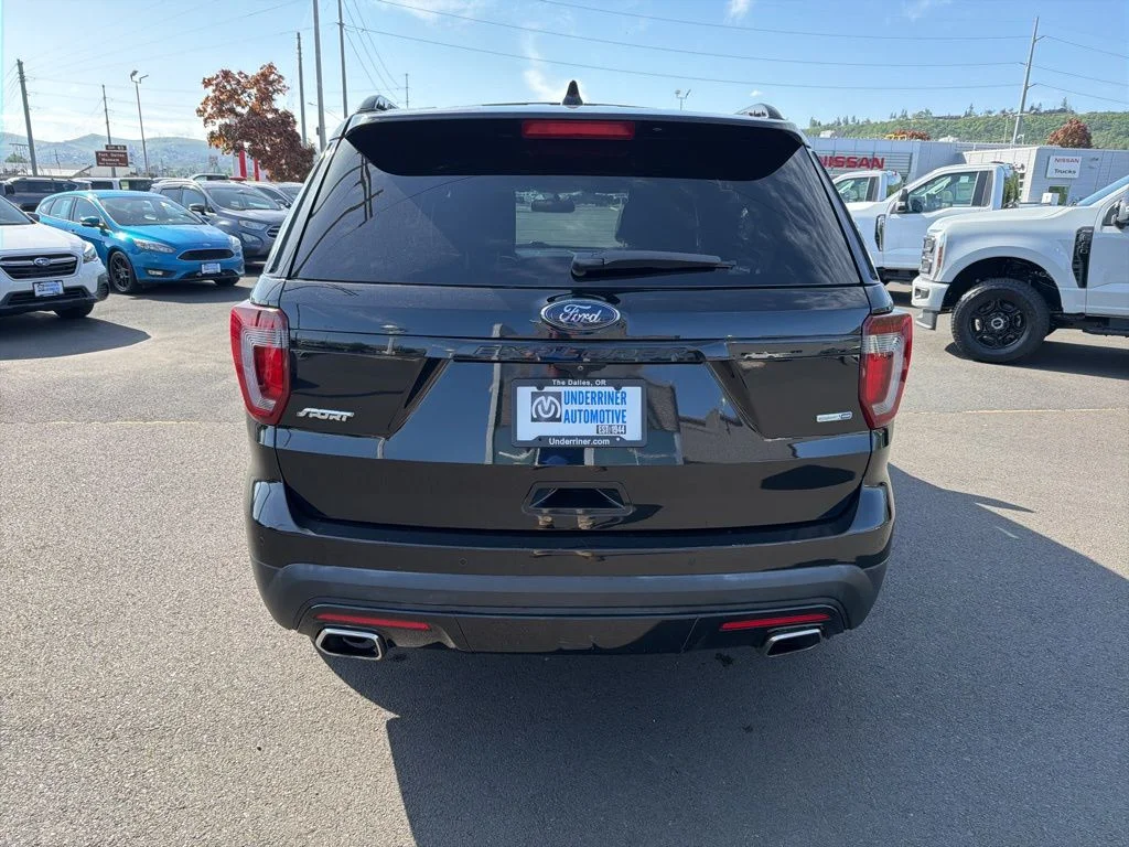 Used 2017 Shadow Black Ford Sport image 6