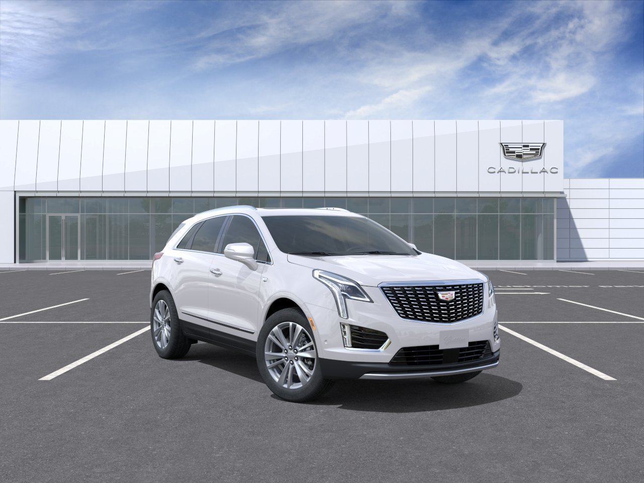New 2026 Crystal White Tricoat Cadillac Premium Luxury image 1
