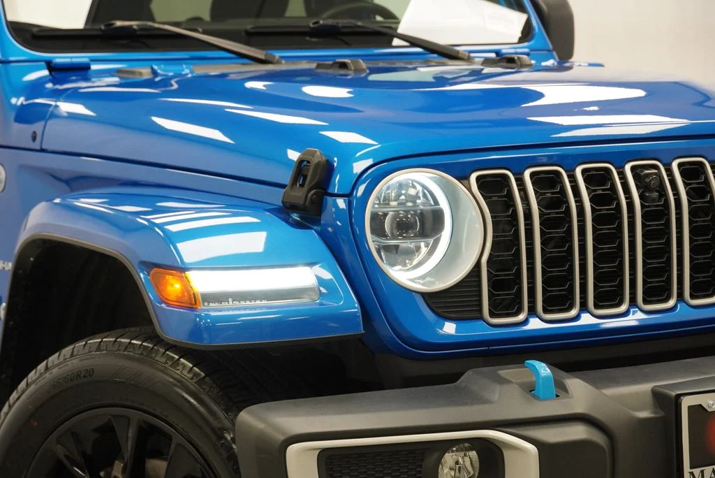 Used 2024 Blue Jeep Sahara 4xe image 7