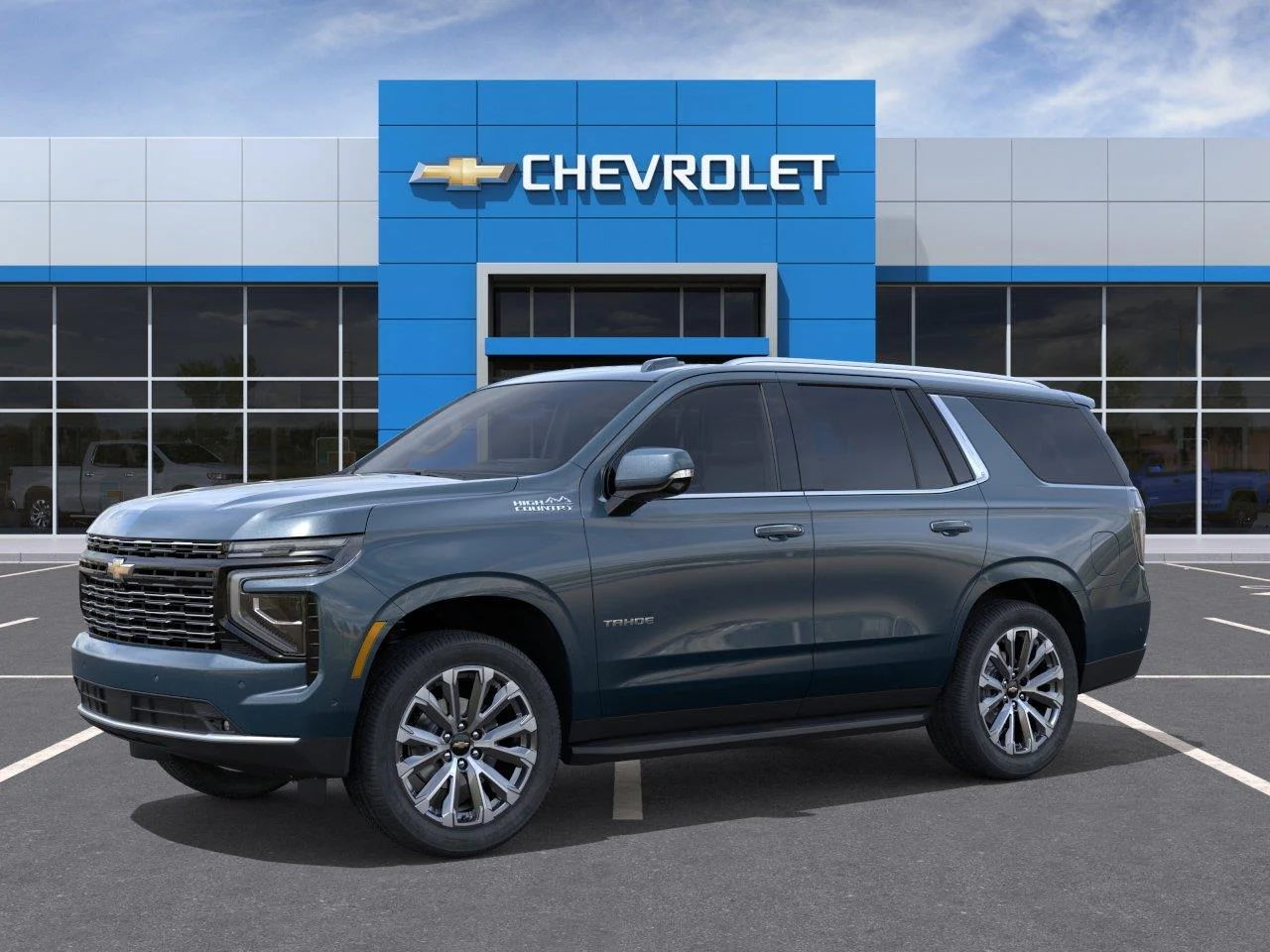 New 2027 Lakeshore Blue Metallic Chevrolet High Country image 2
