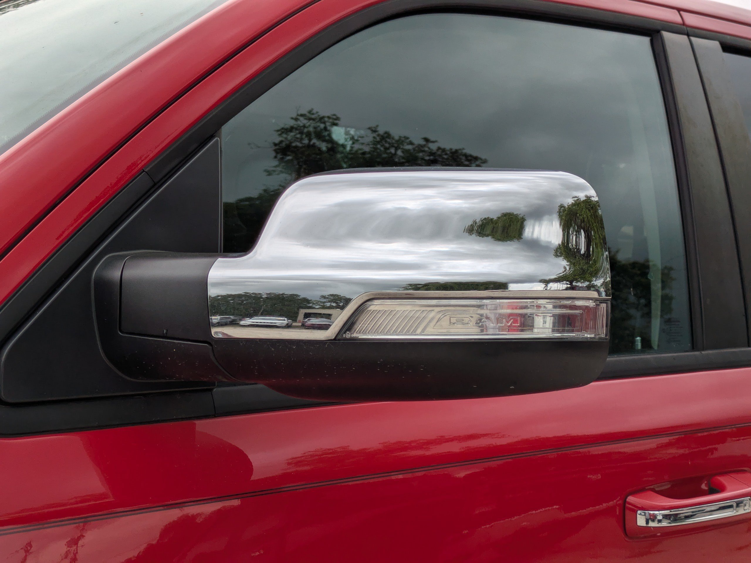 Used 2022 Flame Red Clearcoat Ram Laramie image 11