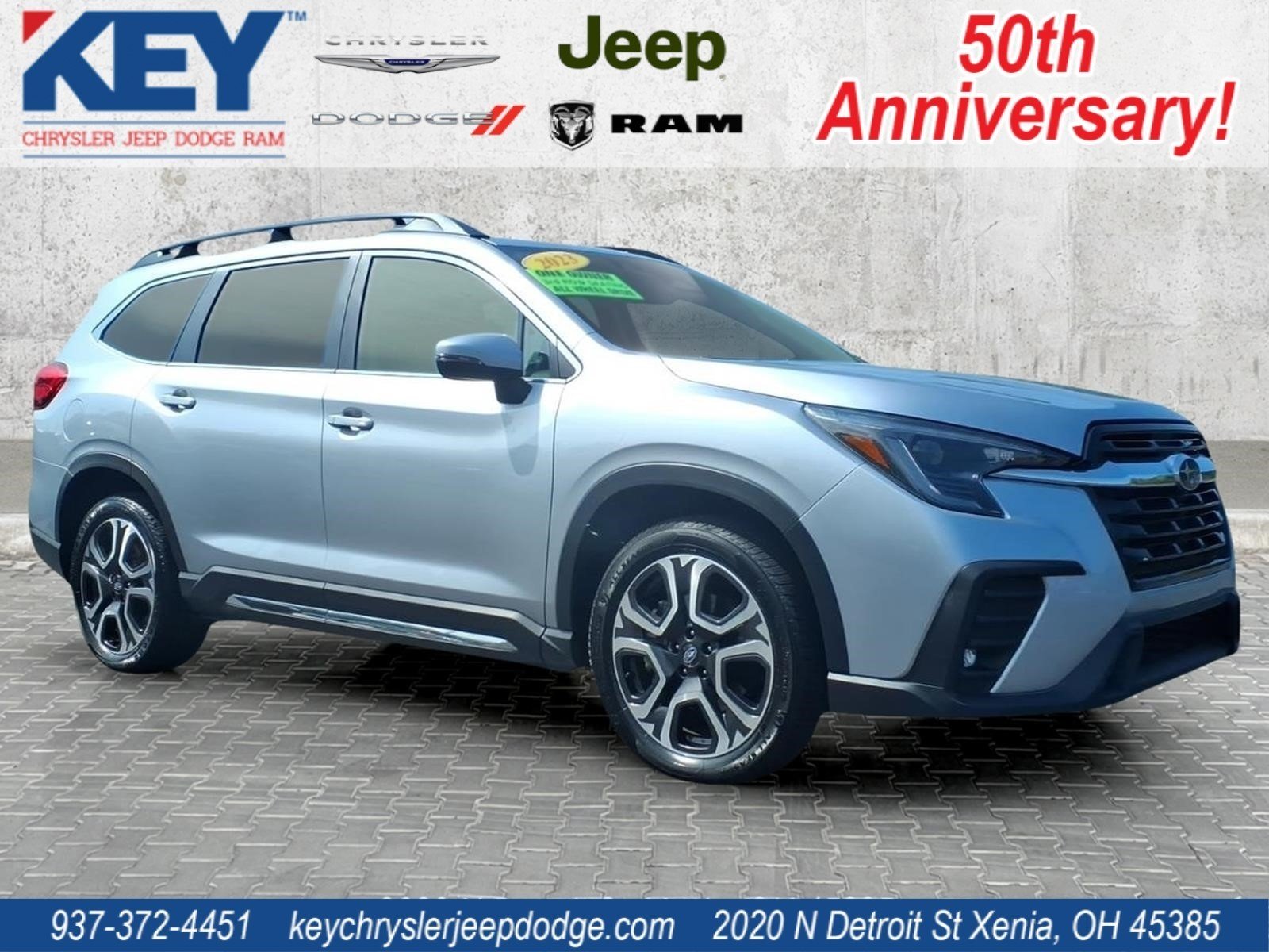 Used 2023 Ice Silver Metallic Subaru Limited 7-Passenger image 1