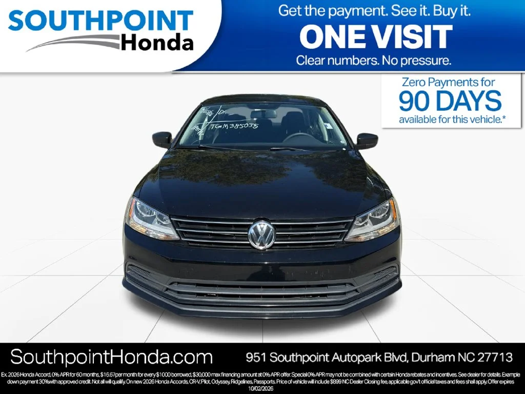 Used 2016 Volkswagen Jetta SE with VIN 3VWD67AJ6GM385035 for sale in Durham, NC