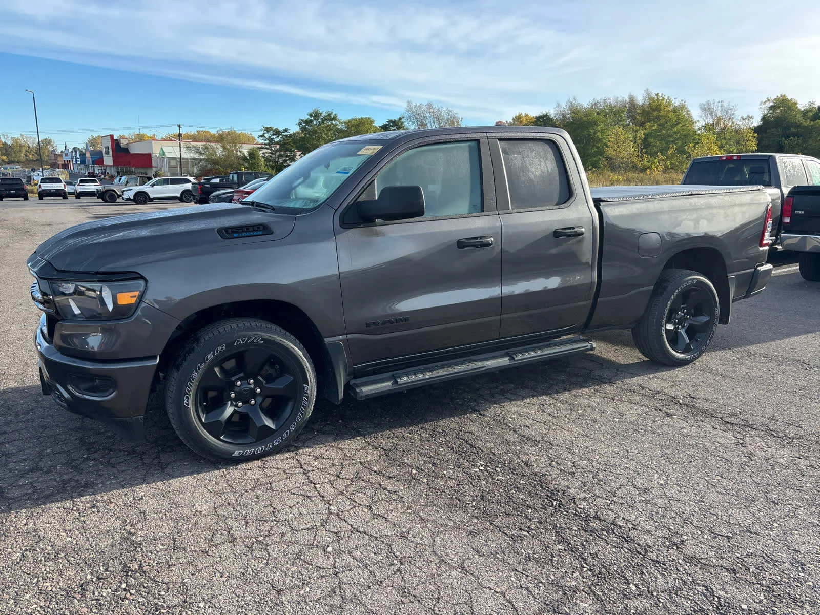 Used 2023 Granite Crystal Metallic Clearcoat Ram Tradesman image 1