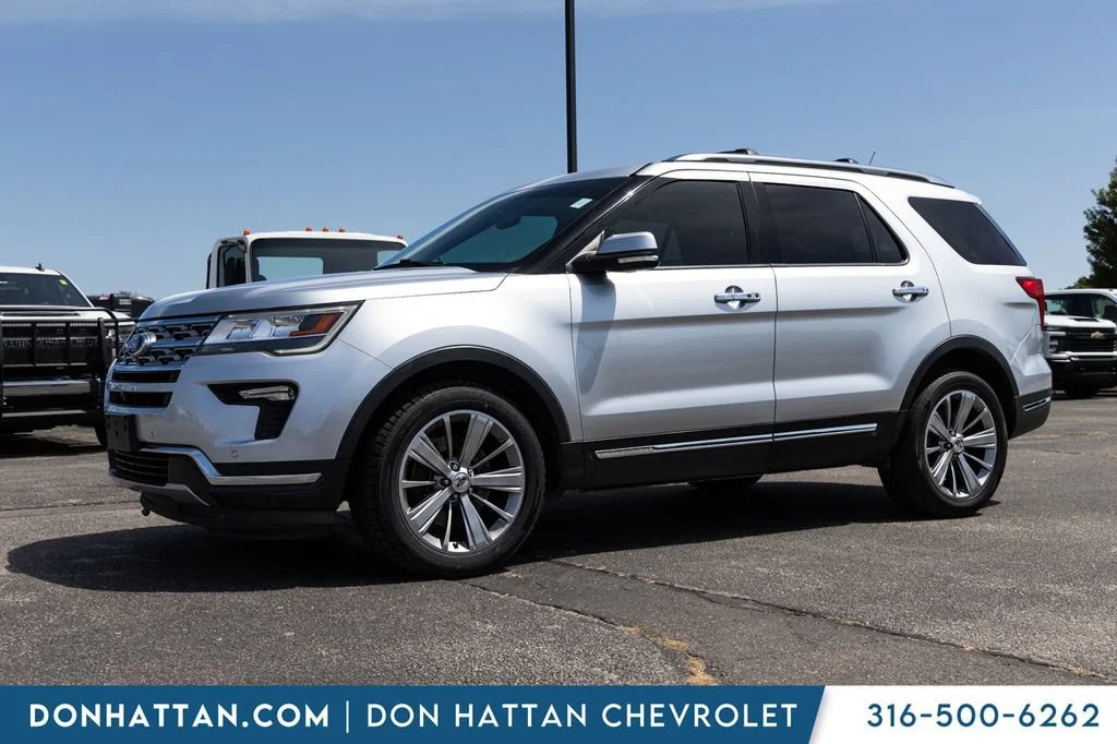 Used 2018 Ford Explorer Limited with VIN 1FM5K8F83JGA04737 for sale in Park City, KS