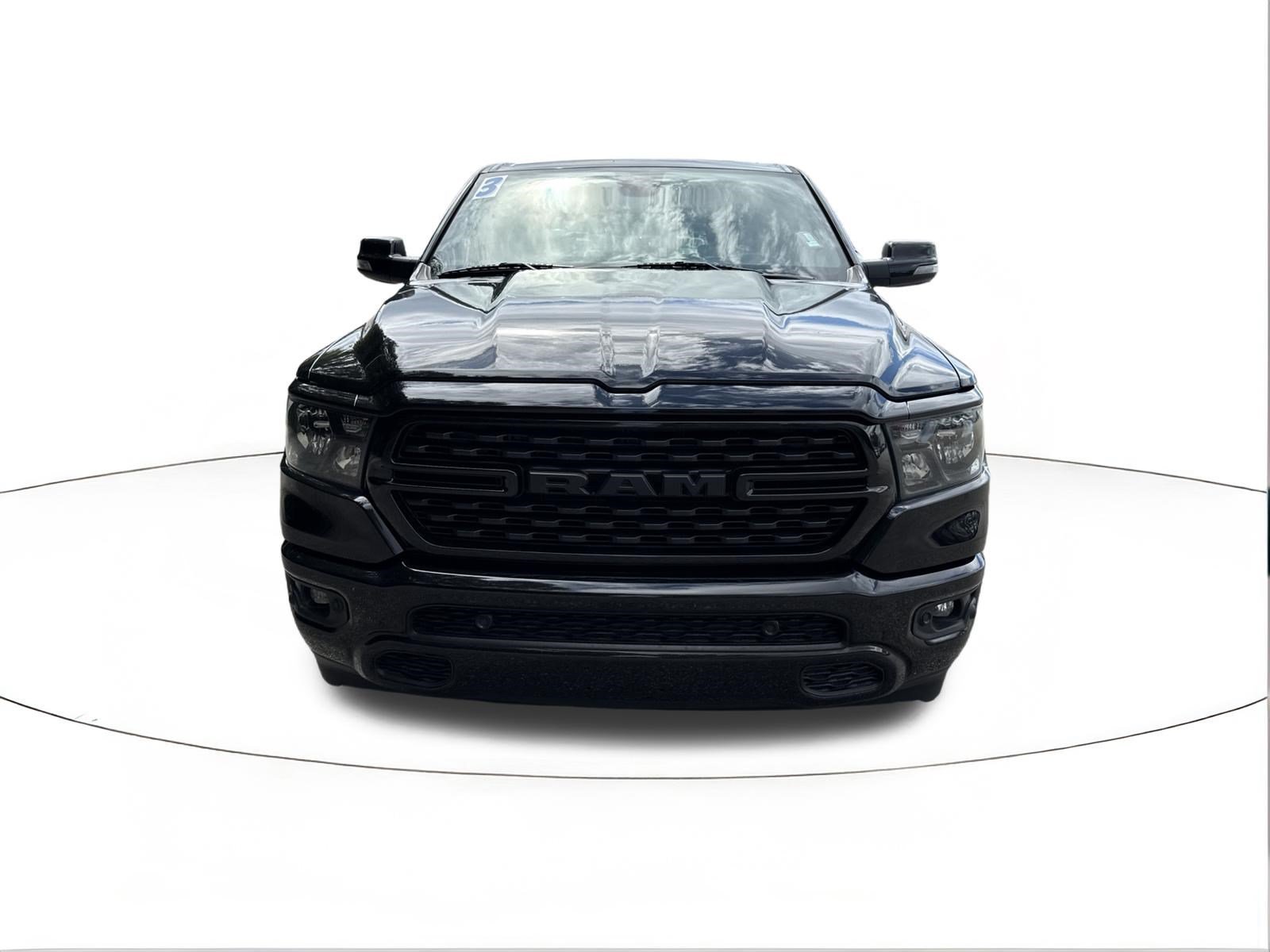 Used 2023 Diamond Black Crystal Pearlcoat Ram Big Horn image 8