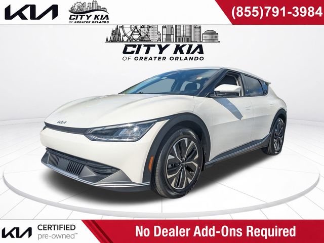 White 2024 Kia EV6 SUV / Crossover Rear-Wheel Drive