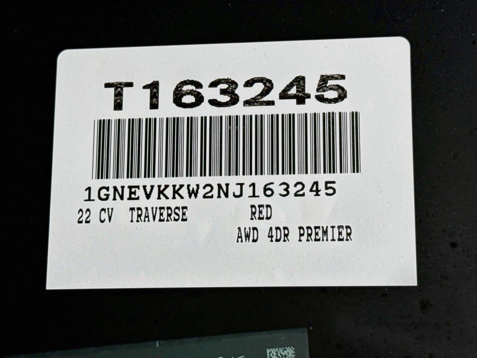 Used 2022 Black Cherry Metallic Chevrolet Premier image 47