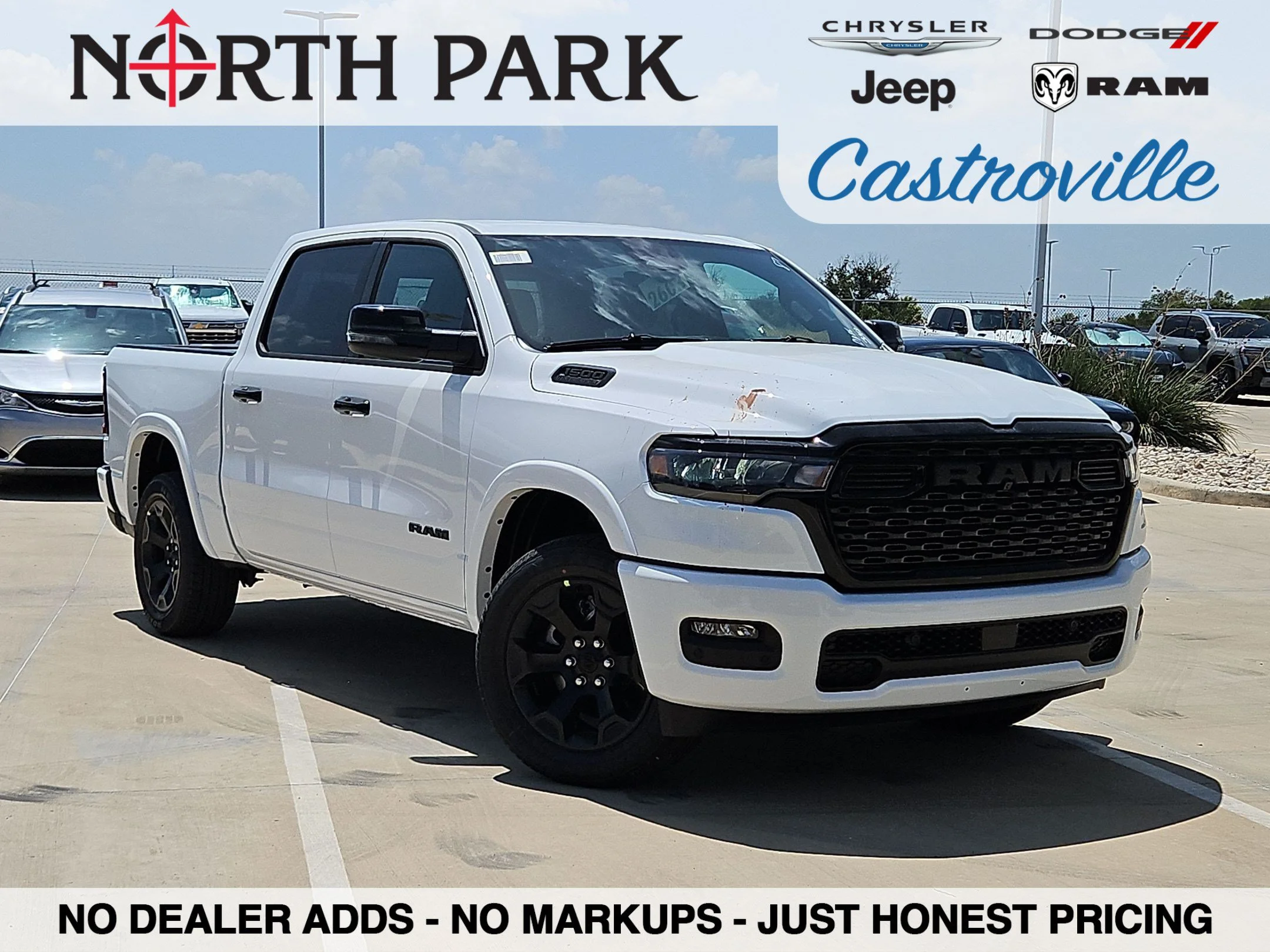 New 2027 Bright White Clearcoat RAM Big Horn/Lone Star image 1