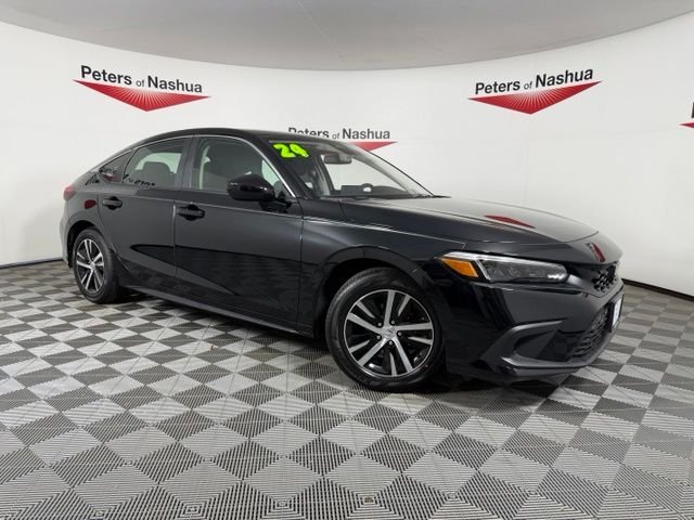 Certified Used 2024 Crystal Black Pearl Honda LX image 1