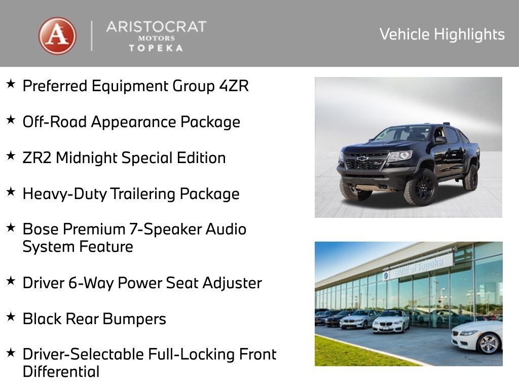 Used 2019 Chevrolet Colorado ZR2 with VIN 1GCGTEEN3K1237232 for sale in Kansas City