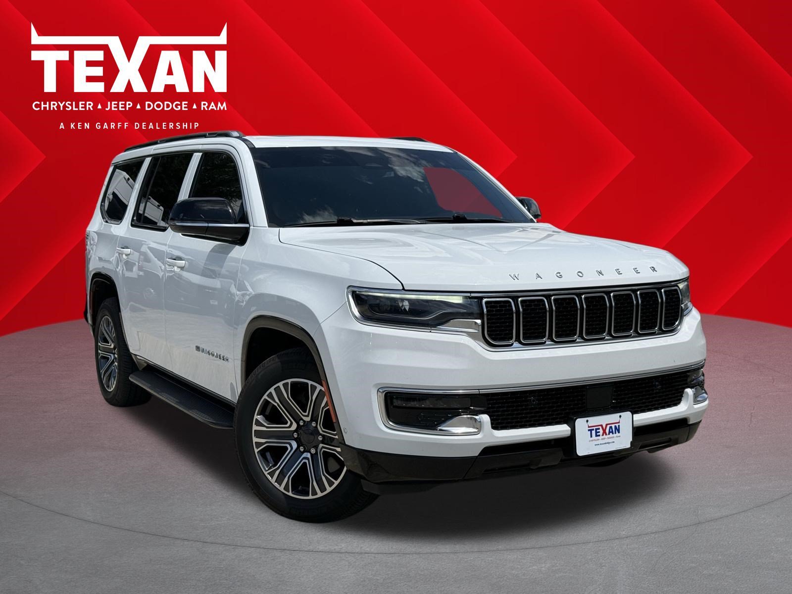 Used 2023 Bright White Clearcoat Jeep Base image 1