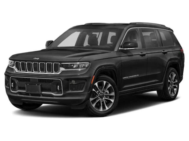 Used 2022 Diamond Black Crystal Pearlcoat Jeep Overland image 1