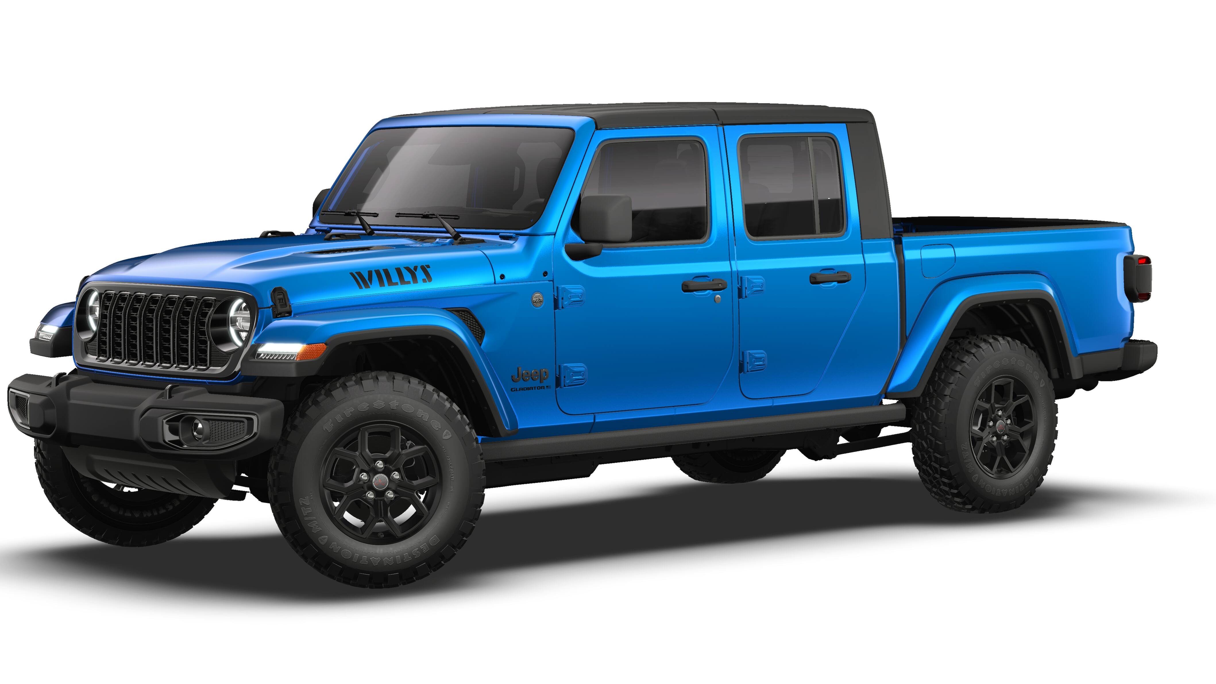 New 2026 Hydro Blue Pearl-Coat Exterior Paint Jeep Willys image 13