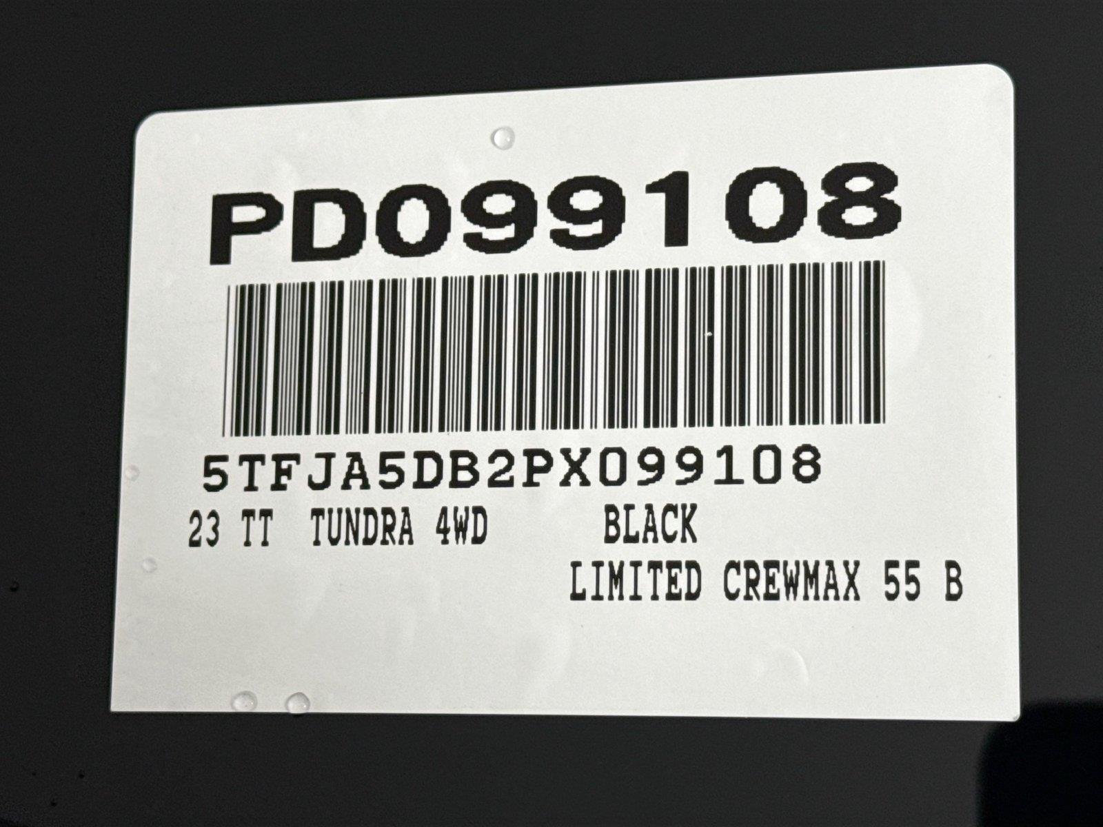 Used 2023 Midnight Black Metallic Toyota Limited image 46