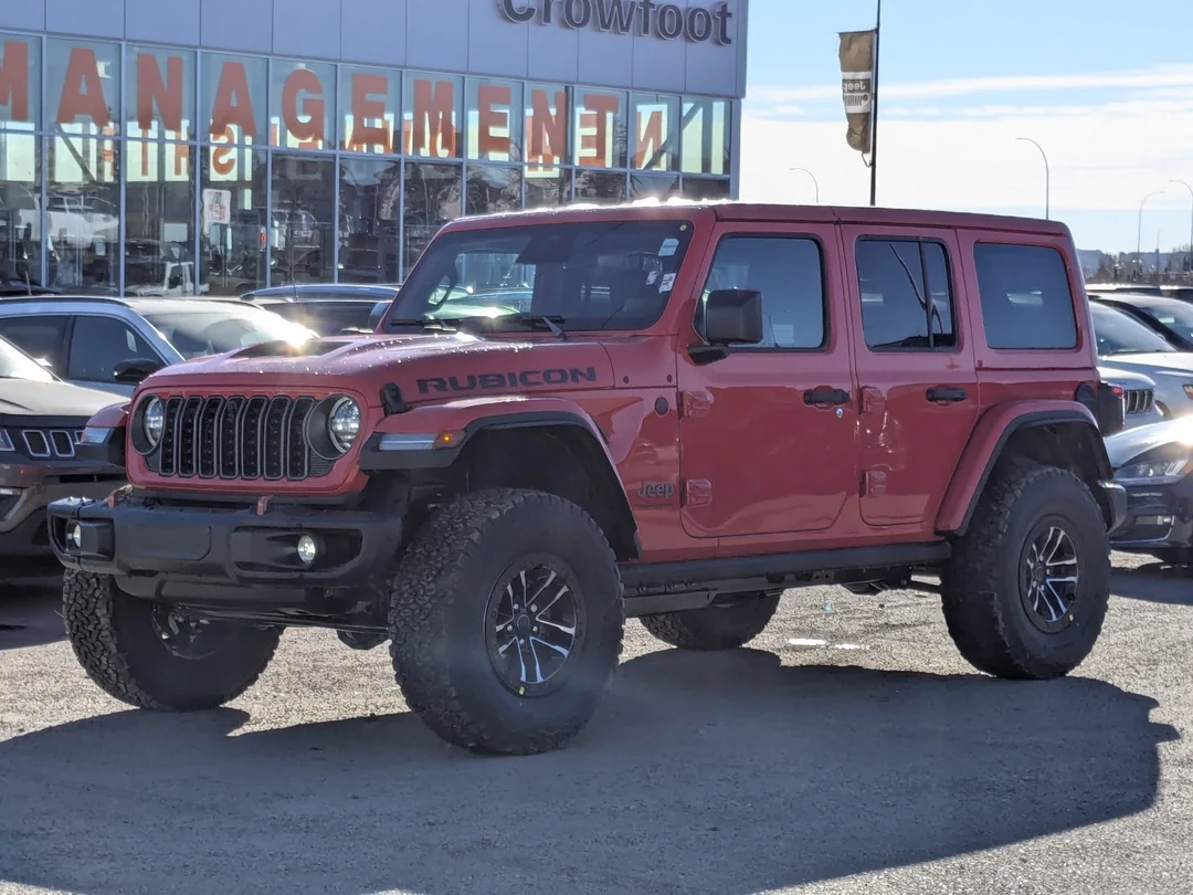 New 2026 Red Jeep Rubicon X - - 4x4 - Body-Color Hardtop - Nappa Lthr - Recon Pkg - Steel Bumpers & More! image 4