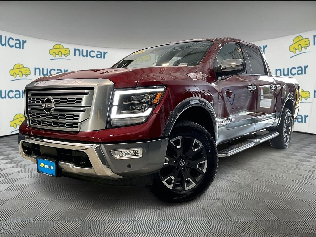 Used 2024 Cardinal Red Metallic Nissan Platinum Reserve image 3