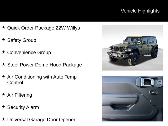 New 2026 Green Jeep Willys image 8