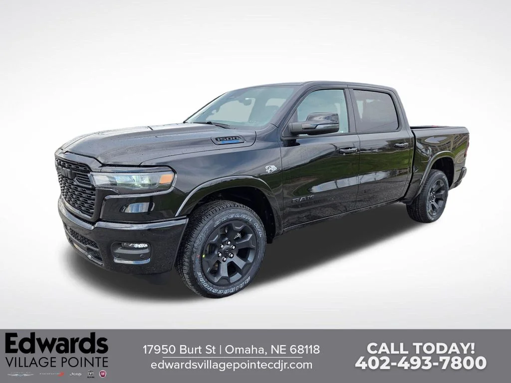 New 2026 Diamond Black Crystal Pearl-Coat Exterior Paint RAM Big Horn/Lone Star image 7