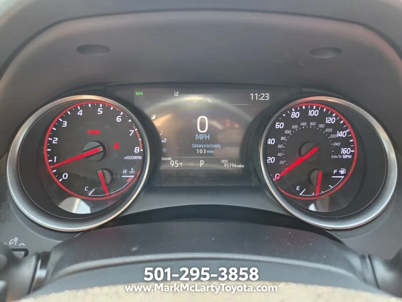 Used 2022 BLACK TOYOTA XSE AUTO image 22