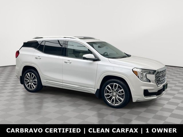 Used 2024 White Frost Tricoat GMC Denali image 1