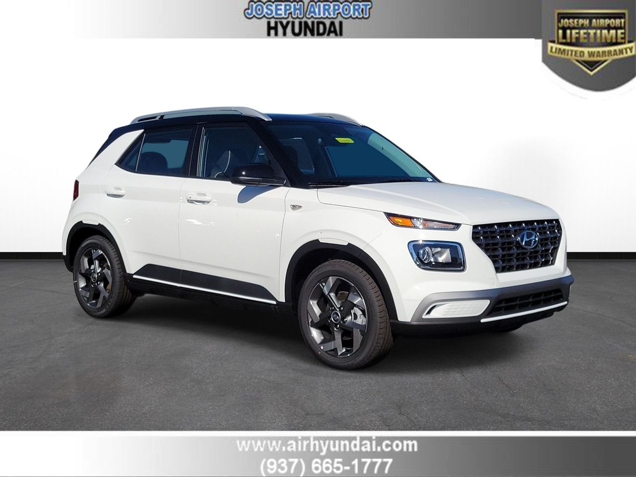 New 2026 Lunar White w/Black Roof Hyundai SEL w/Two-Tone Roof image 1