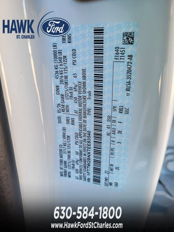 New 2026 Oxford White Ford F-250® XLT image 18