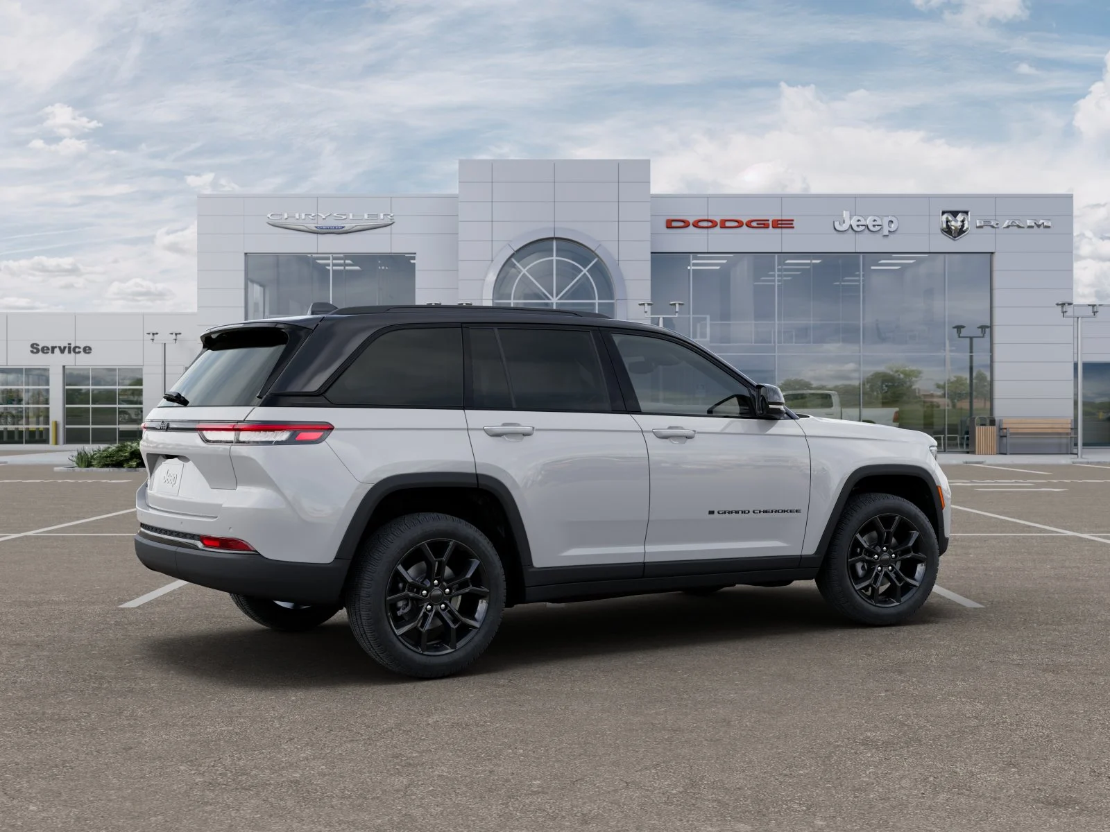 New 2025 Bright White Clear-Coat Exterior Paint Jeep Limited image 29