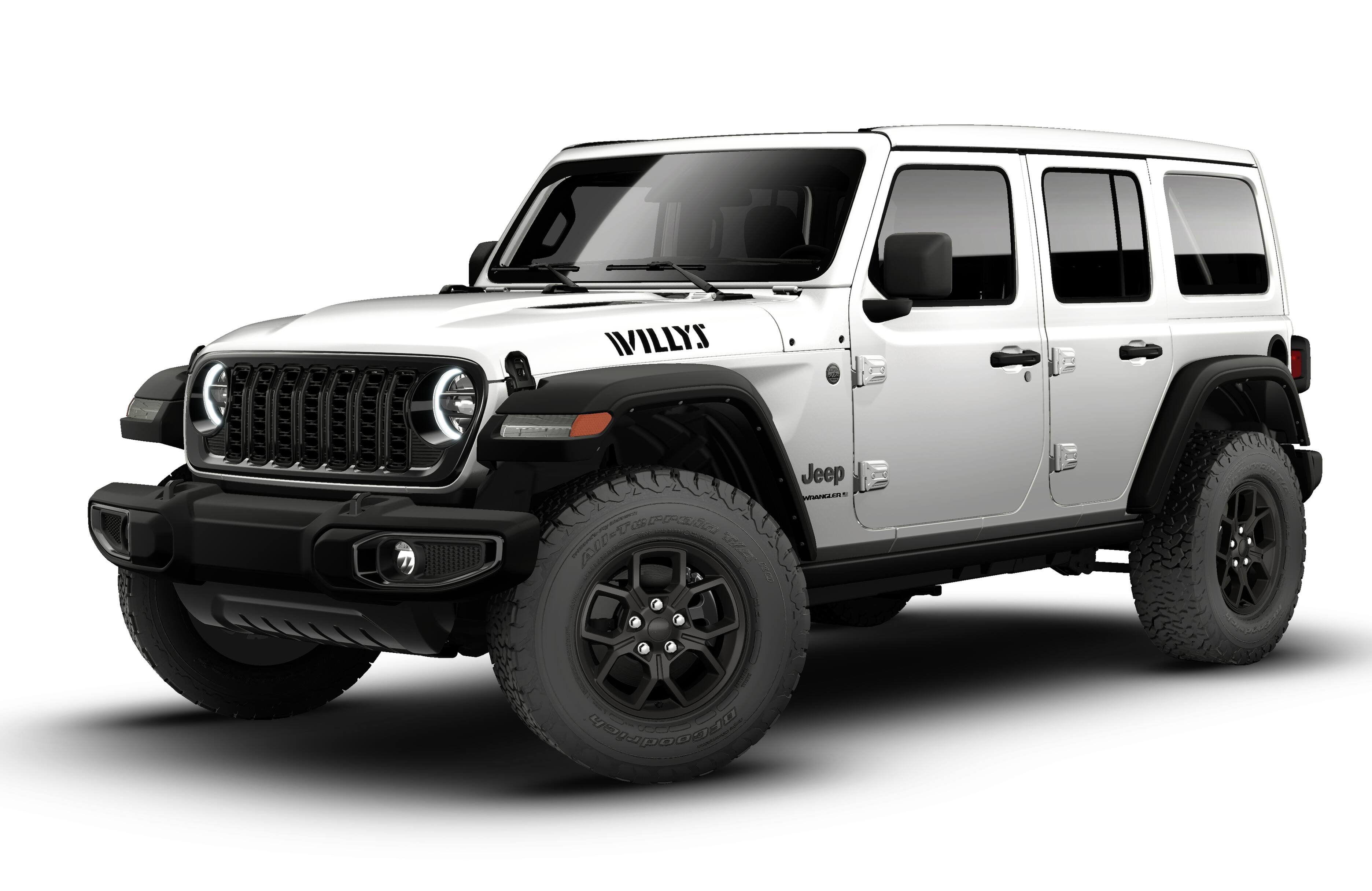 New 2026 Bright White Clear-Coat Exterior Paint Jeep Willys image 13