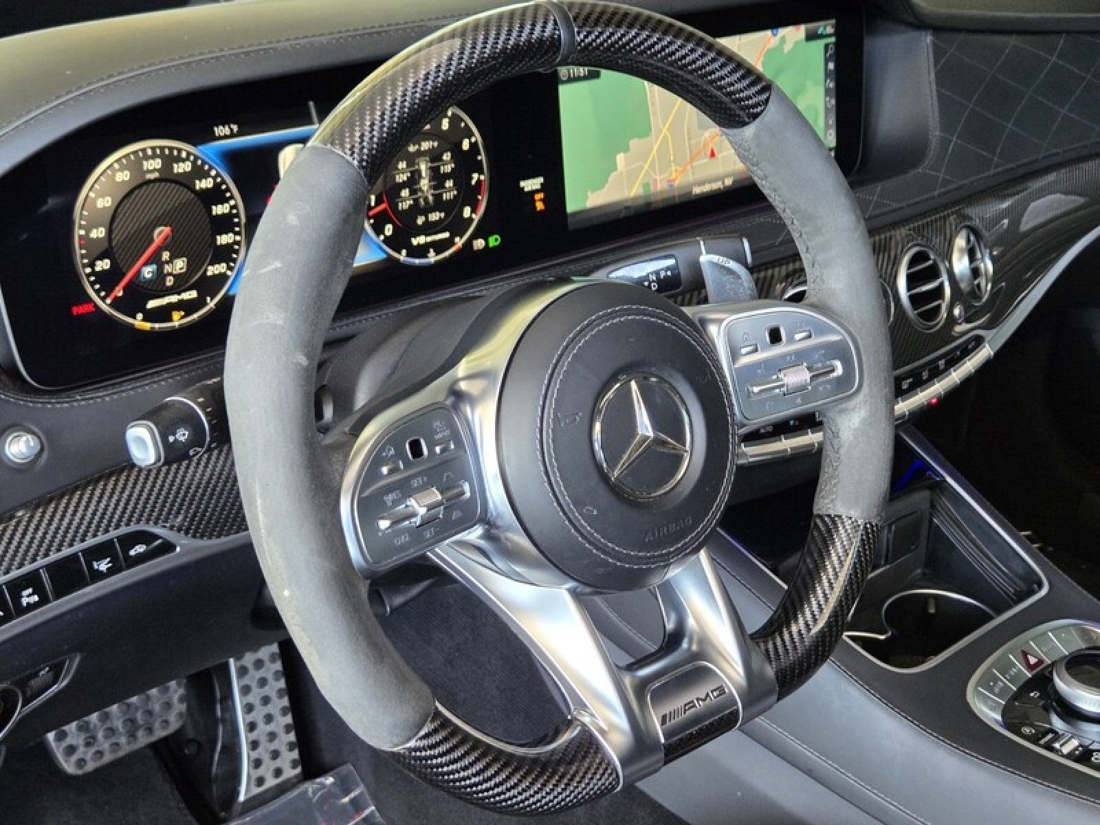 Used 2019 Black Mercedes-Benz AMG® S 63 image 26