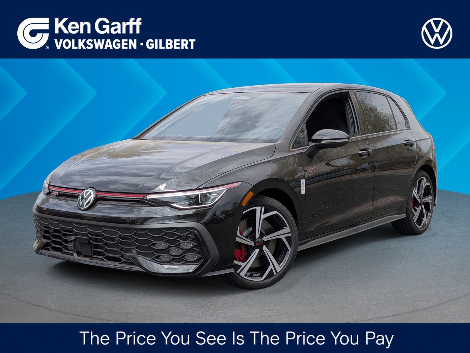 New 2026 Mythos Black Metallic Volkswagen SE image 1