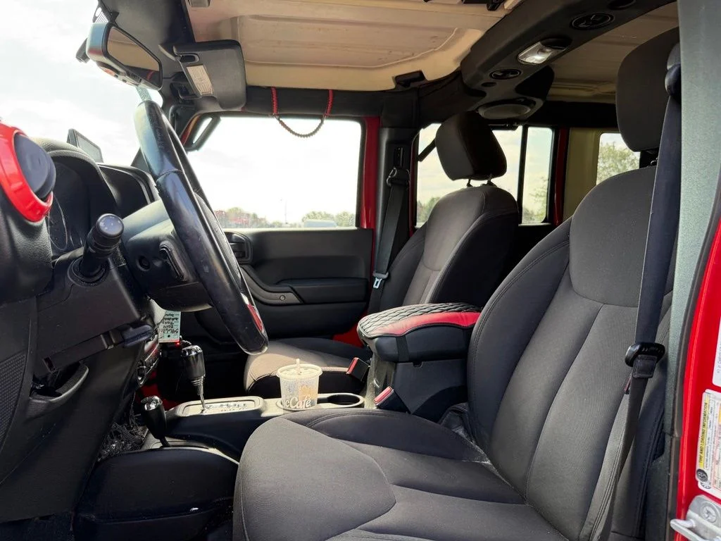 Used 2014 Red Jeep Unlimited Sport image 23