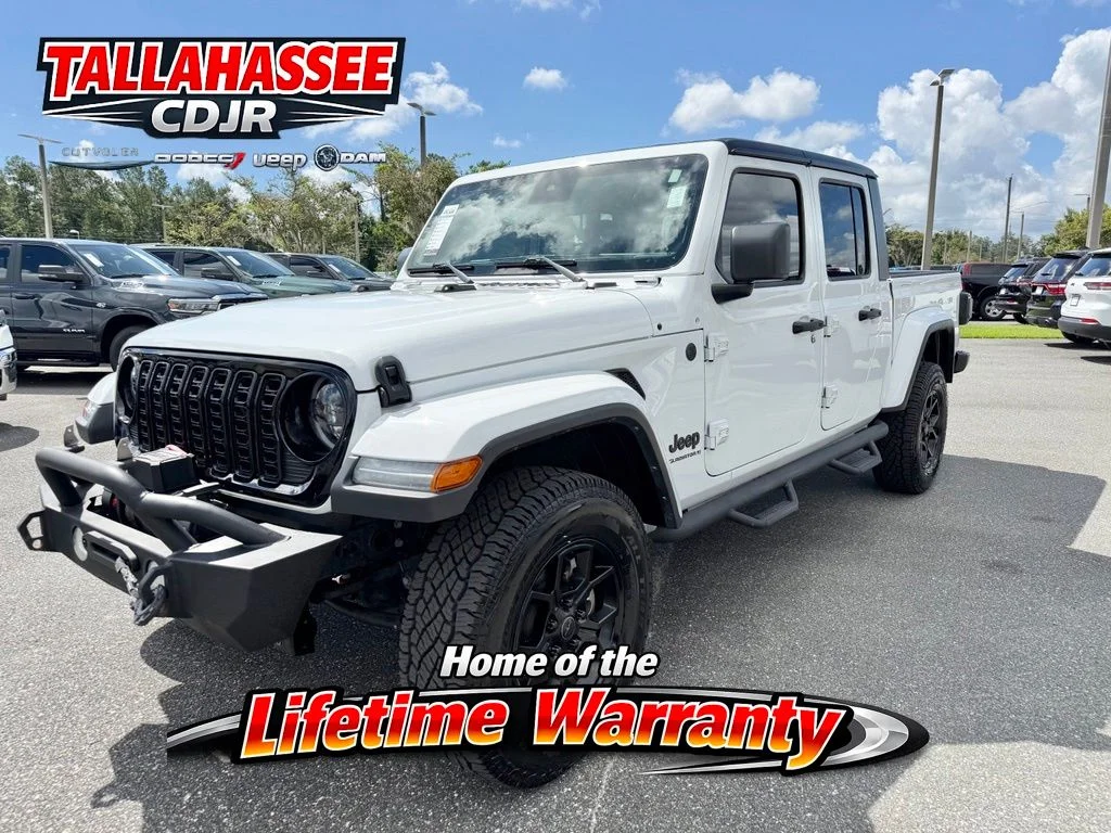 Used 2025 Bright White Clearcoat Jeep Willys image 8