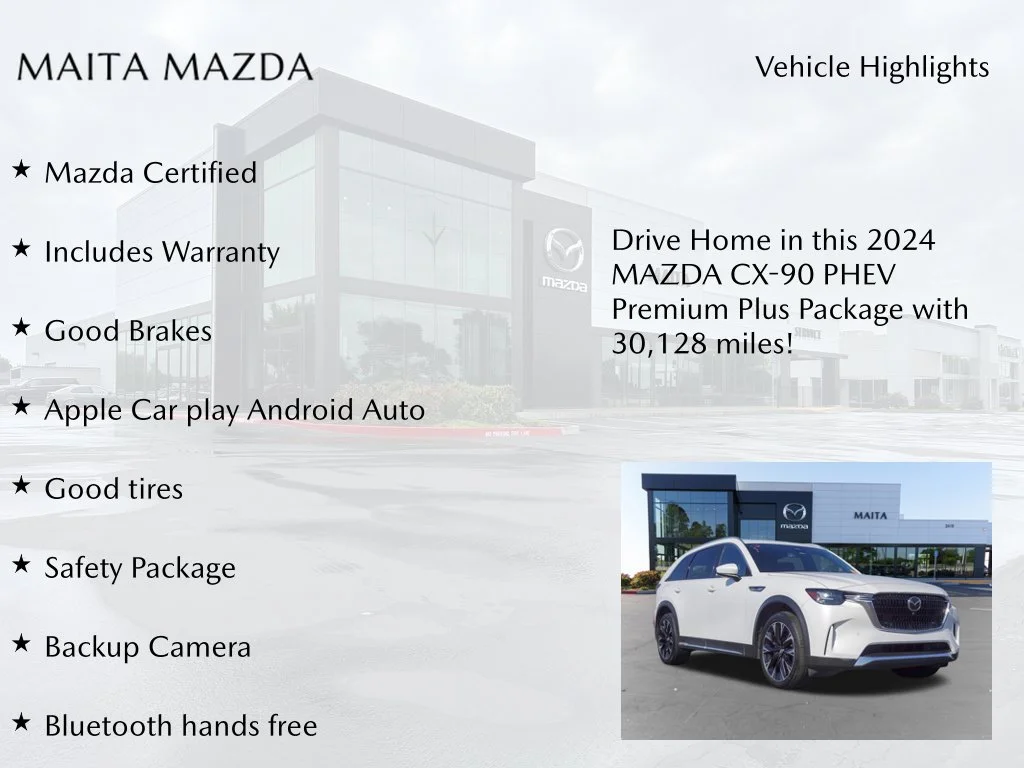 Certified Used 2024 Rhodium White Premium Mazda Premium Plus image 7