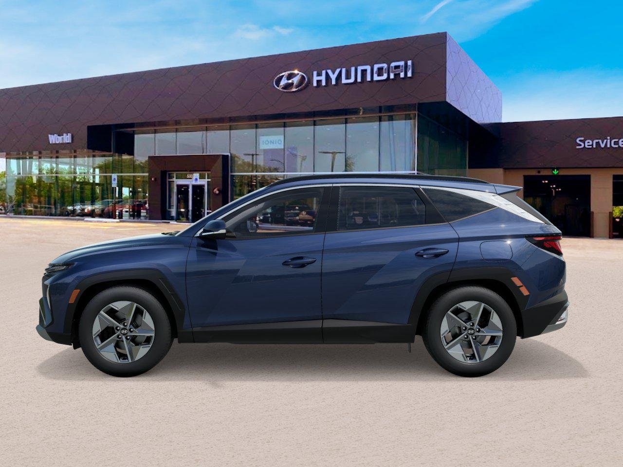 New 2026 Atlantis Blue Hyundai SEL FWD image 3