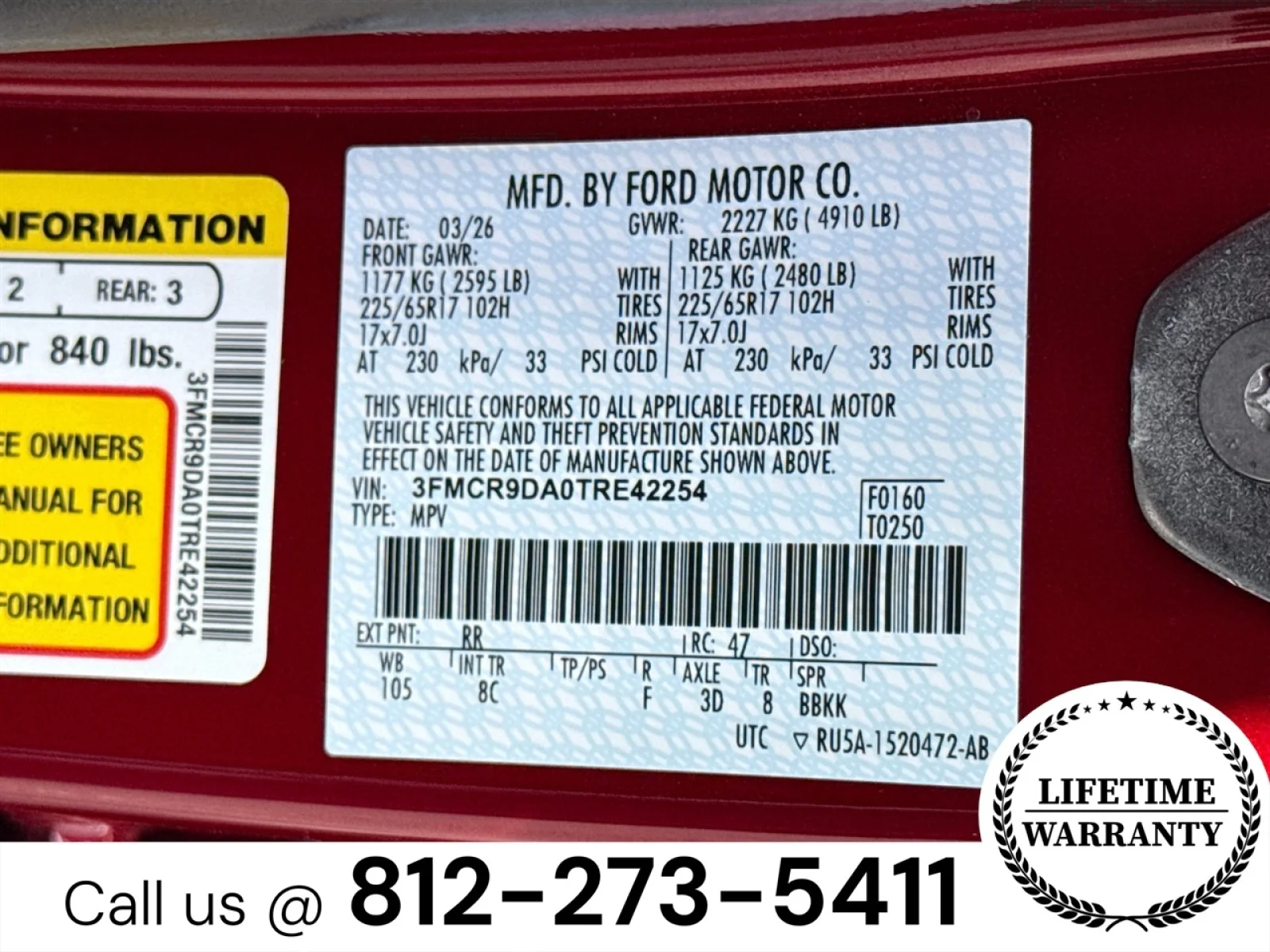 New 2026 Ruby Red Metallic Tinted Clearcoat Ford Badlands® image 34