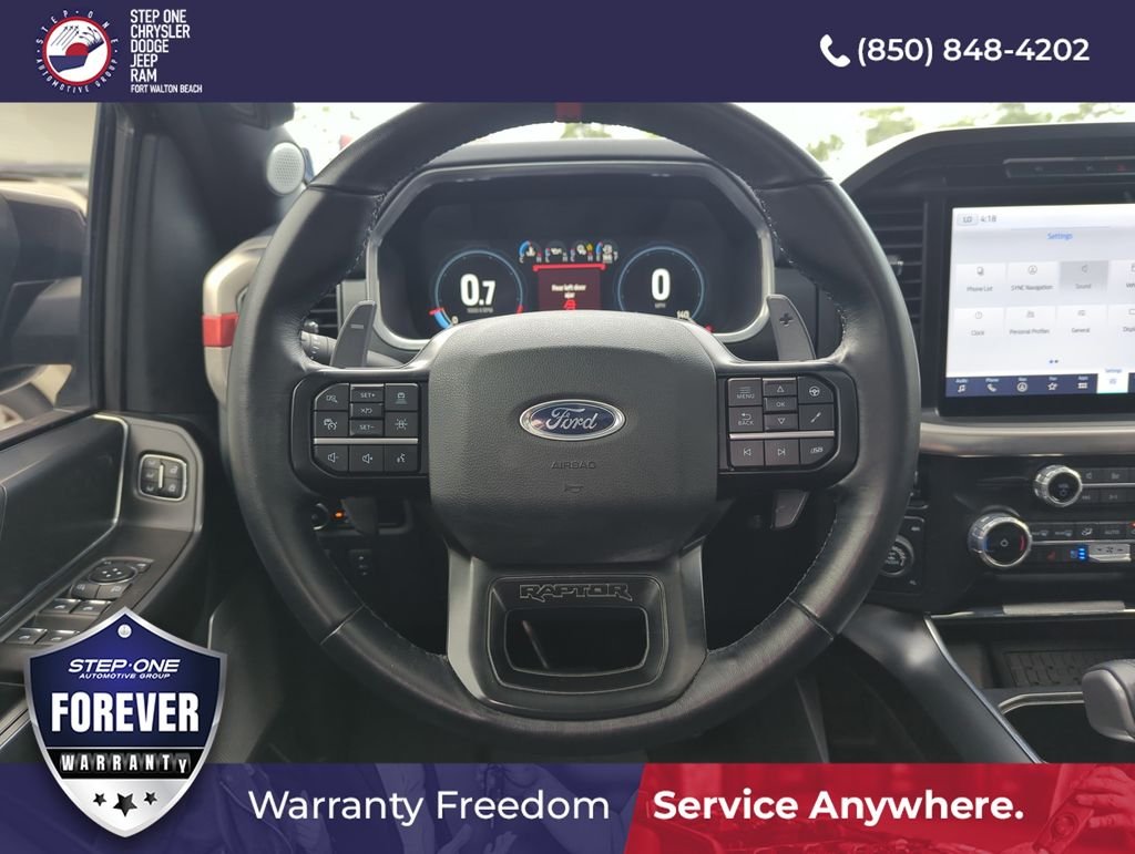 Used 2023 Blue Ford Raptor image 16