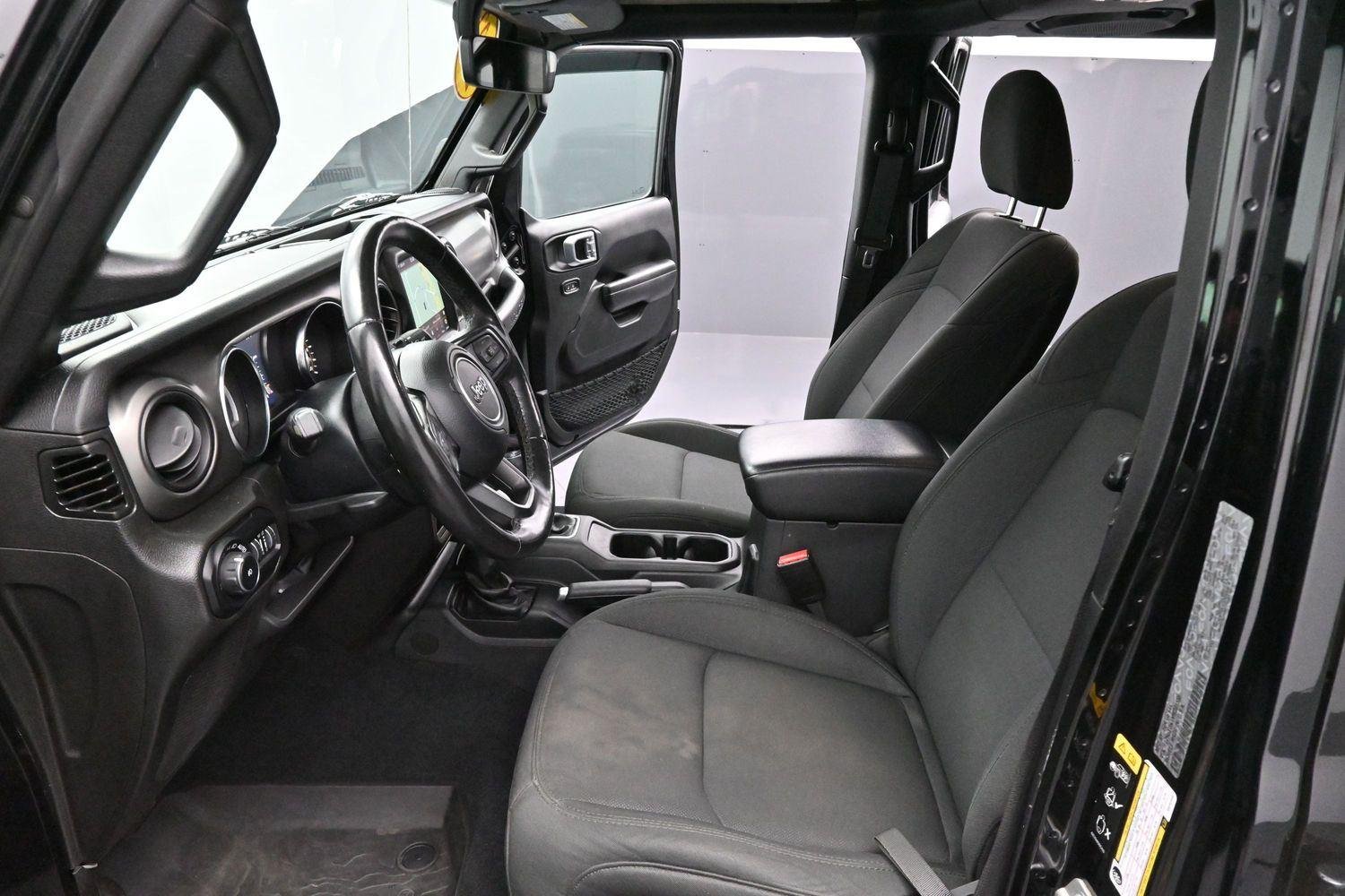 Used 2022 Black Clearcoat Jeep Unlimited Sport S image 12