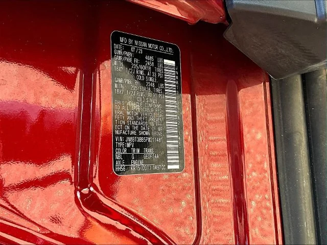 Used 2023 Red Nissan SV image 21