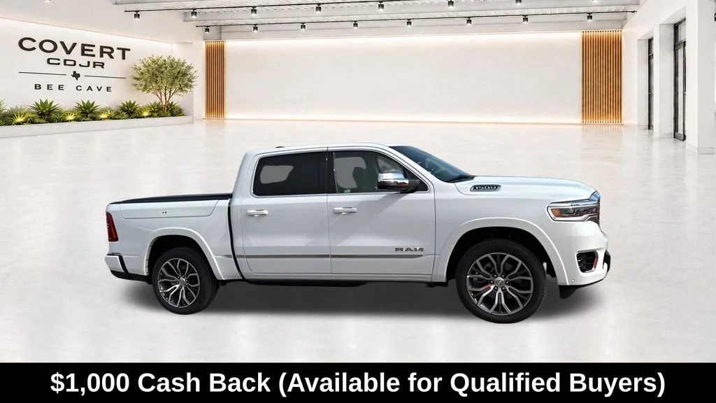 New 2026 Bright White Clear-Coat Exterior Paint RAM Tungsten image 13