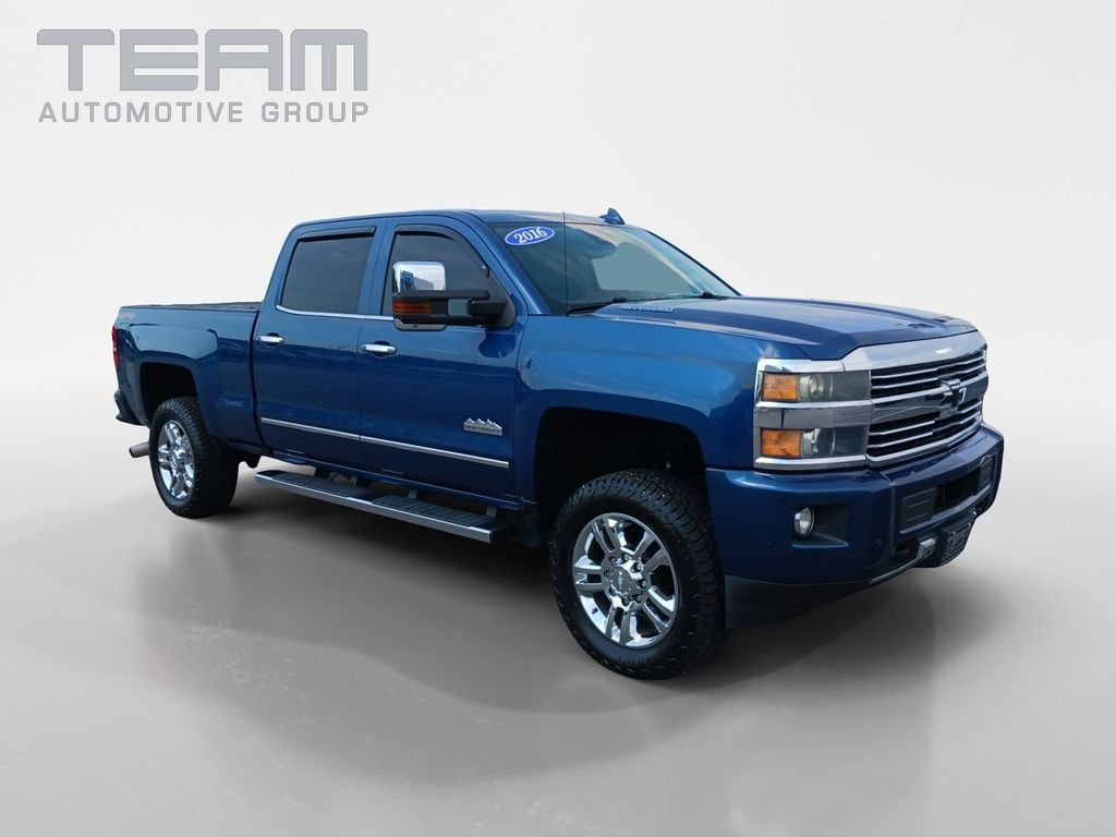 Used 2016 DEEP OCEAN BLUE METALLIC Chevrolet High Country image 1