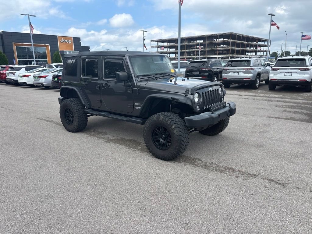 Used 2017 Gray Jeep Unlimited Sport image 7