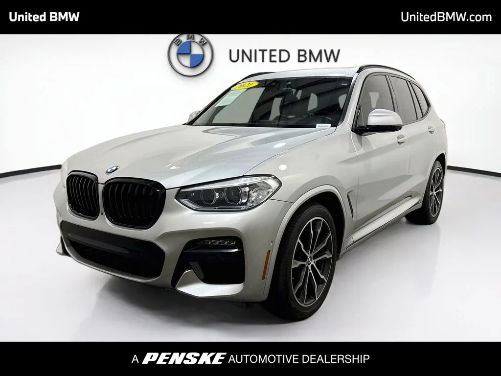Used 2021 Glacier Silver Metallic BMW xDrive30i image 1