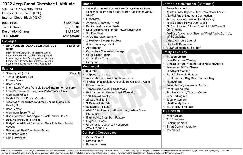 Used 2022 Silver Jeep Altitude image 2