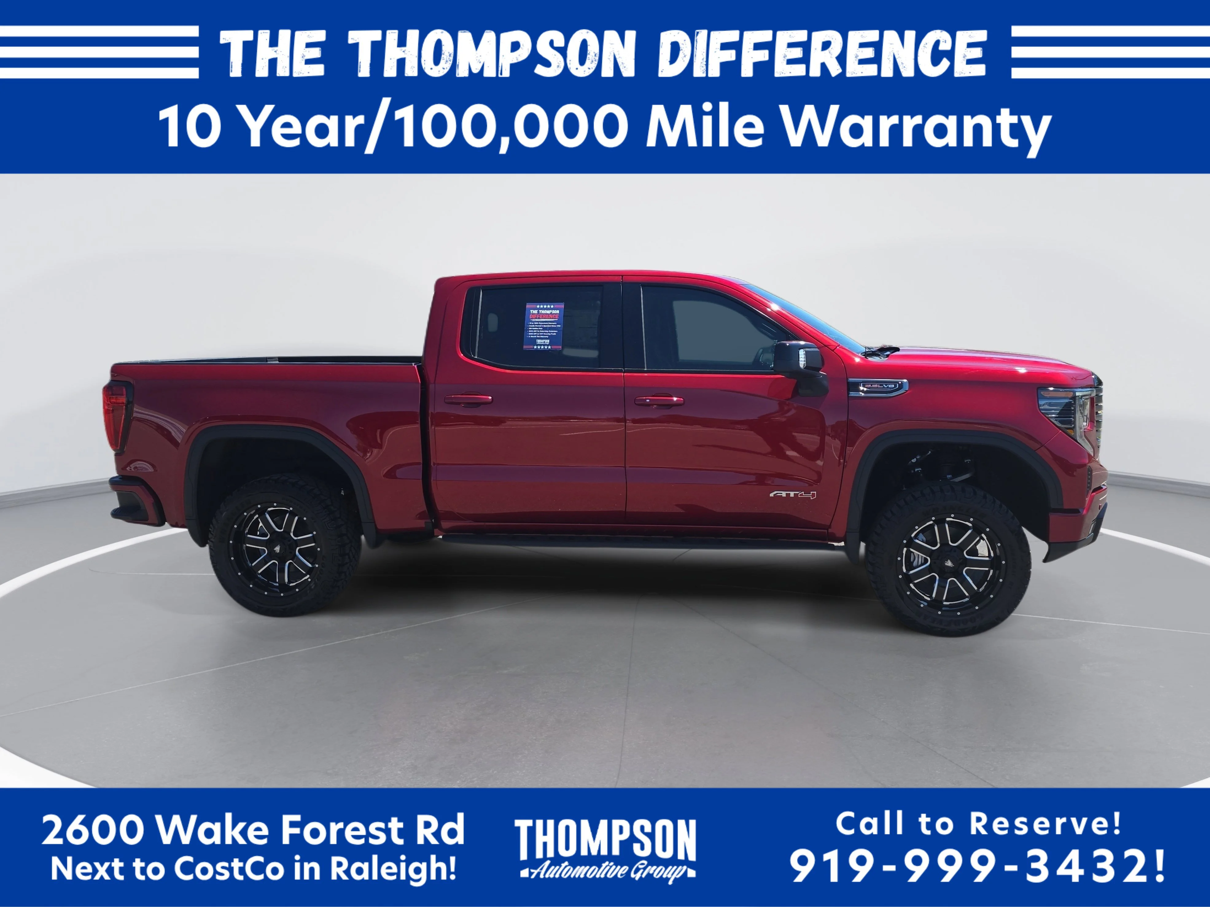 New 2026 Volcanic Red Tintcoat GMC AT4 image 3