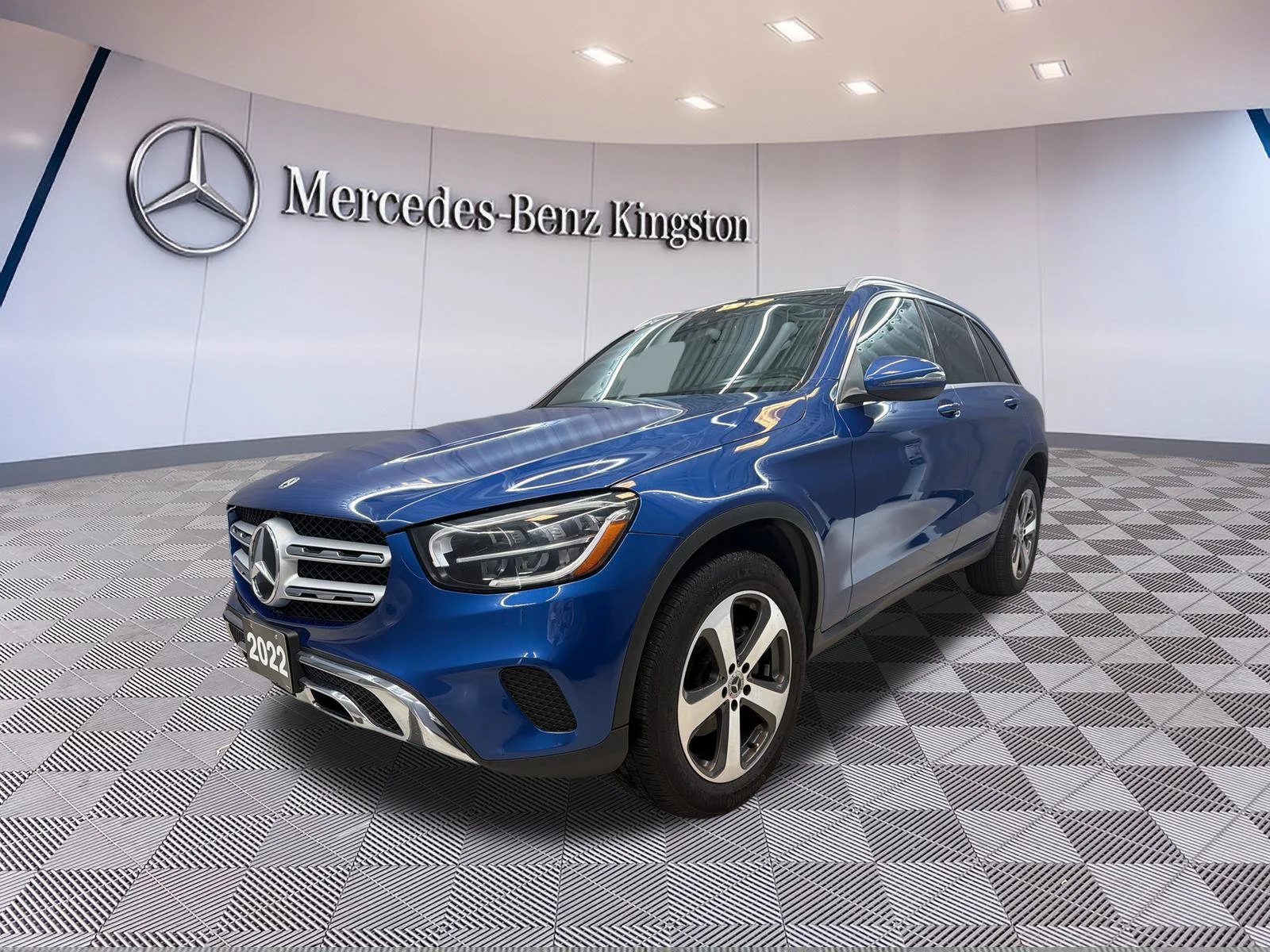 Certified Used 2022 Blue Mercedes-Benz GLC 300 image 12