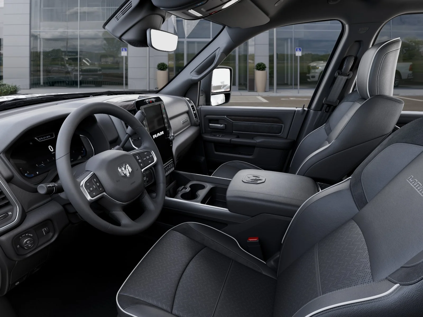 New 2026 Diamond Black Crystal Pearlcoat RAM Laramie image 76